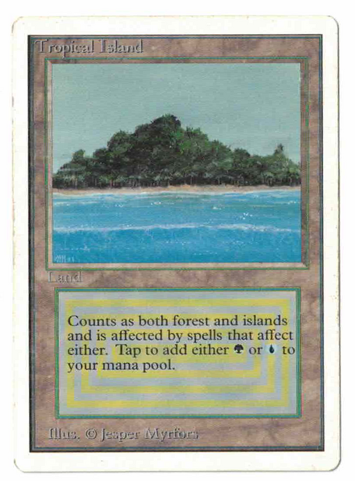 Tropical Island [Unlimited Edition] (TGS00183) High End MTG Single Magic: The Gathering   