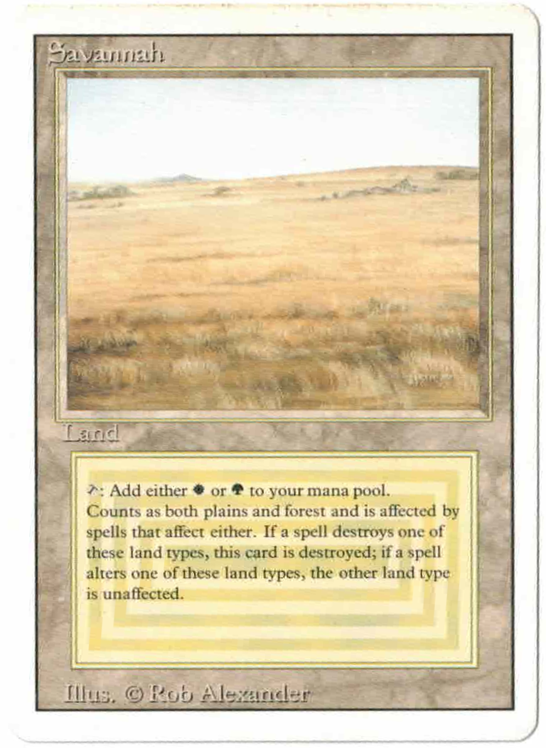 Savannah [Revised Edition] (TGS00170) High End MTG Single Magic: The Gathering   