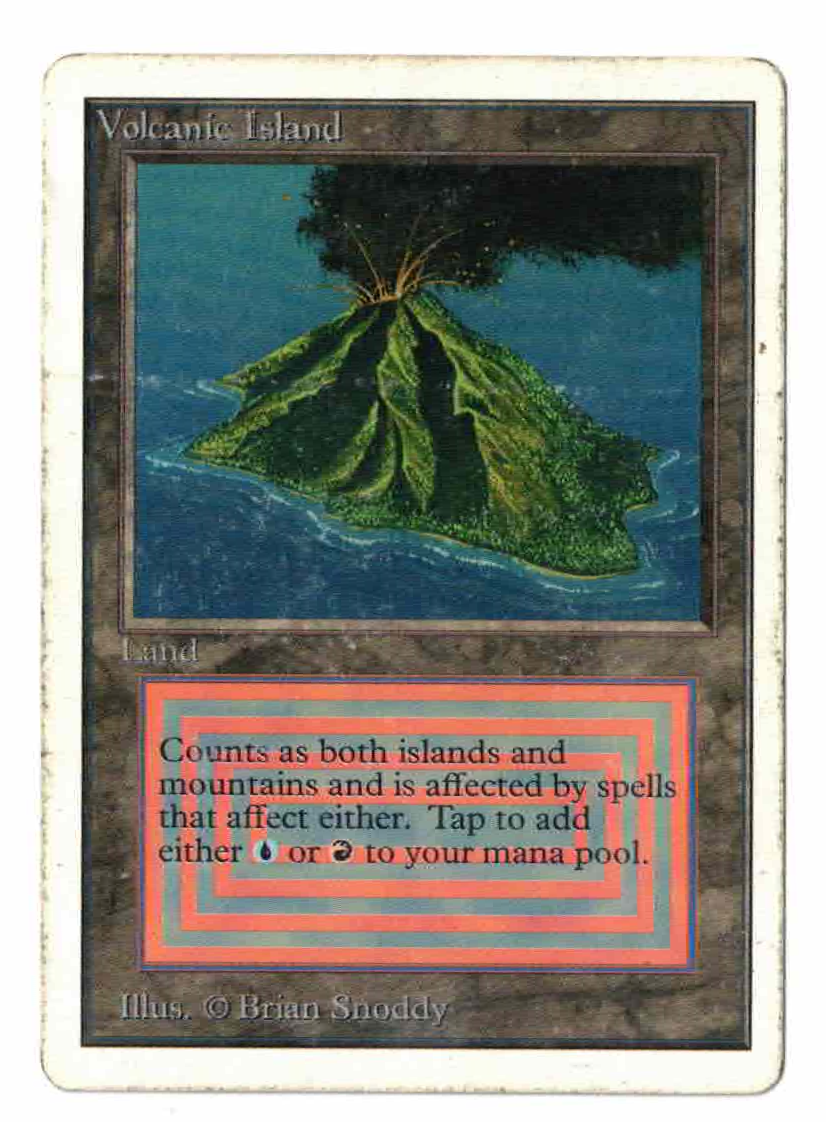 Volcanic Island [Unlimited Edition] (TGS00188) High End MTG Single Magic: The Gathering   