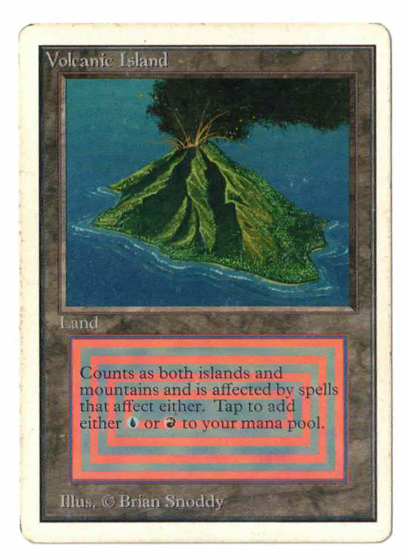 Volcanic Island [Unlimited Edition] (TGS00190) High End MTG Single Magic: The Gathering   