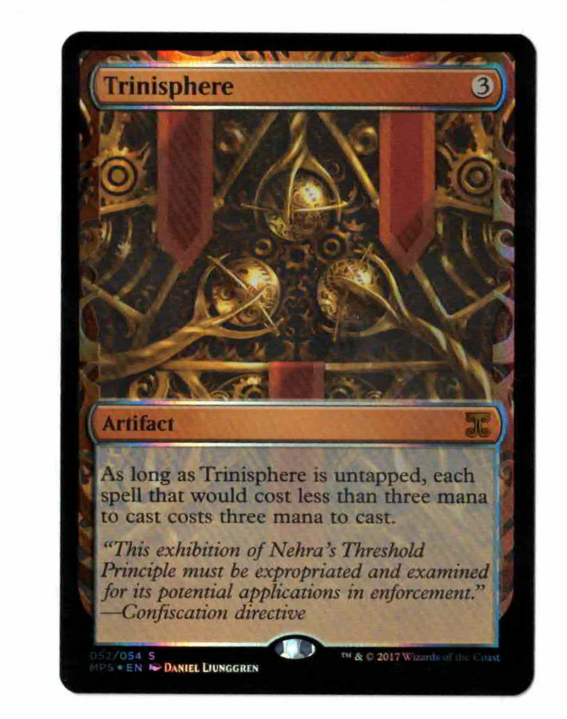 Trinisphere [Kaladesh Inventions] (MW-040) - Scan High End MTG Single Magic: The Gathering   