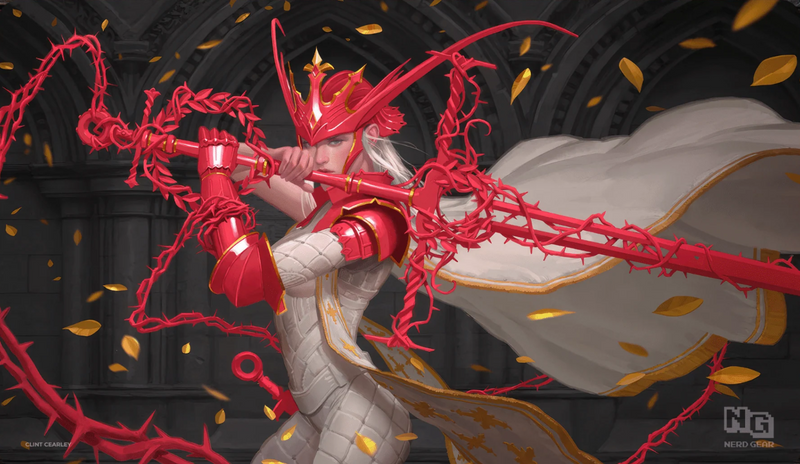Nerd Gear: Playmat - Clint Cearley (Red Thorn)