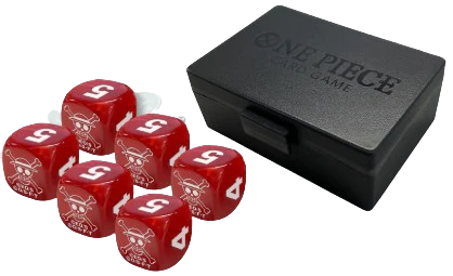 One Piece Card Game 6D6 Dice and Dice Case (Limit 1 Per Person) Dice & Gaming Accessories Bandai