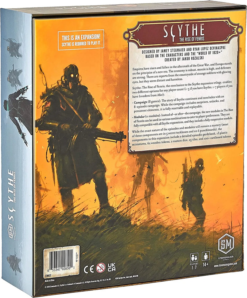 Scythe: The Rise of Fenris Expansion Board Games Stonemaier Games