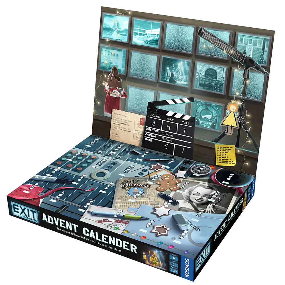 Exit: Advent Calendar - The Missing Hollywood Star (2024) Board Games Kosmos   