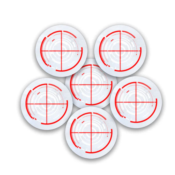 Frontline Gaming: Objective Markers - Snow Three (Red) Terrain FLG   