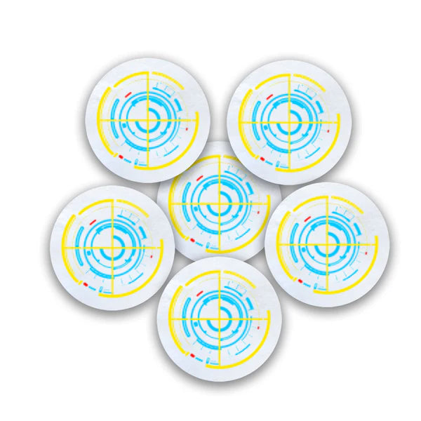 Frontline Gaming: Objective Markers - Snow Three (Yellow) Terrain FLG   