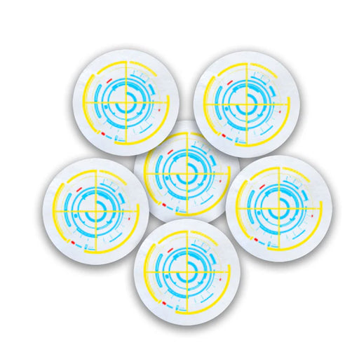 Frontline Gaming: Objective Markers - Snow Three (Yellow) Terrain FLG   