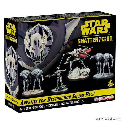 Star Wars Shatterpoint: Appetite for Destruction General Grievous Squad Pack Star Wars: Shatterpoint Atomic Mass Games   