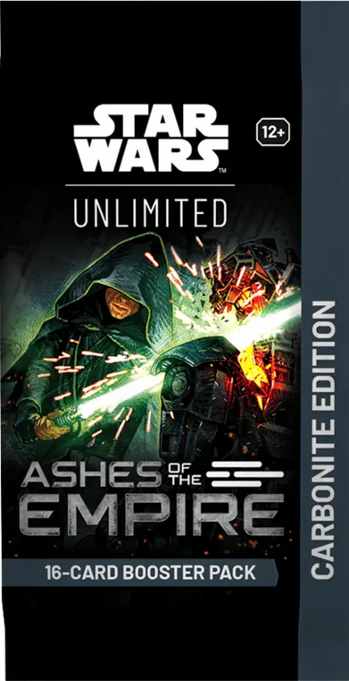 Star Wars Unlimited: Ashes of the Empire - Carbonite Booster Pack Star Wars Unlimited Sealed Fantasy Flight Games