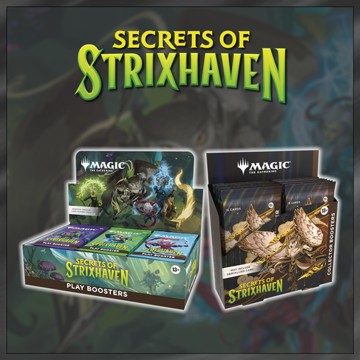 MTG Secrets of Strixhaven - Mega Combo (Collector Booster Box + Play Booster Box) (Release Date: April 17) MTG Sealed Magic: The Gathering