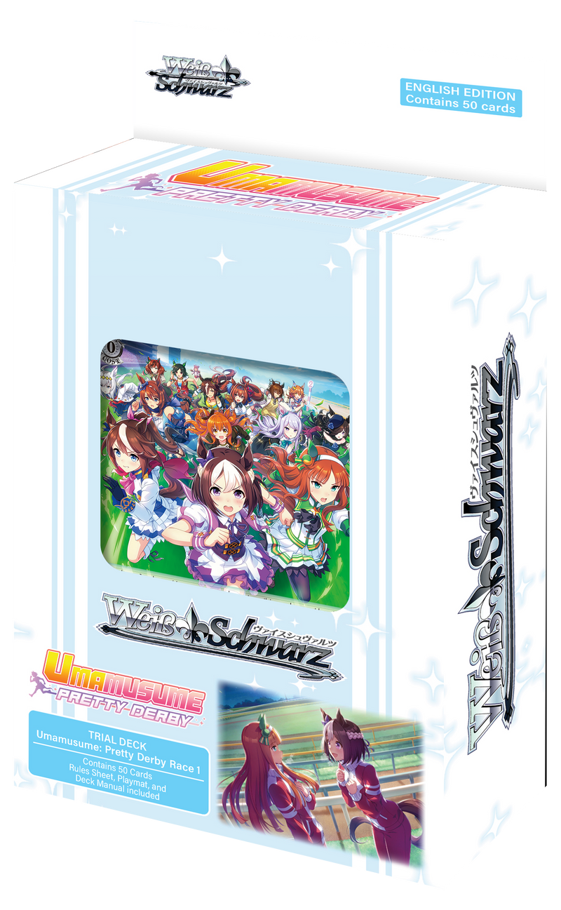 Weiss Schwarz: Umamusume: Pretty Derby Race 1 Trial Deck (English) (Limit 2) Collectible Trading Cards Bushiroad