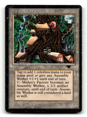 Mishra's Factory (Dark Green Background) [Antiquities] Scan (TGS00240) High End MTG Single Magic: The Gathering