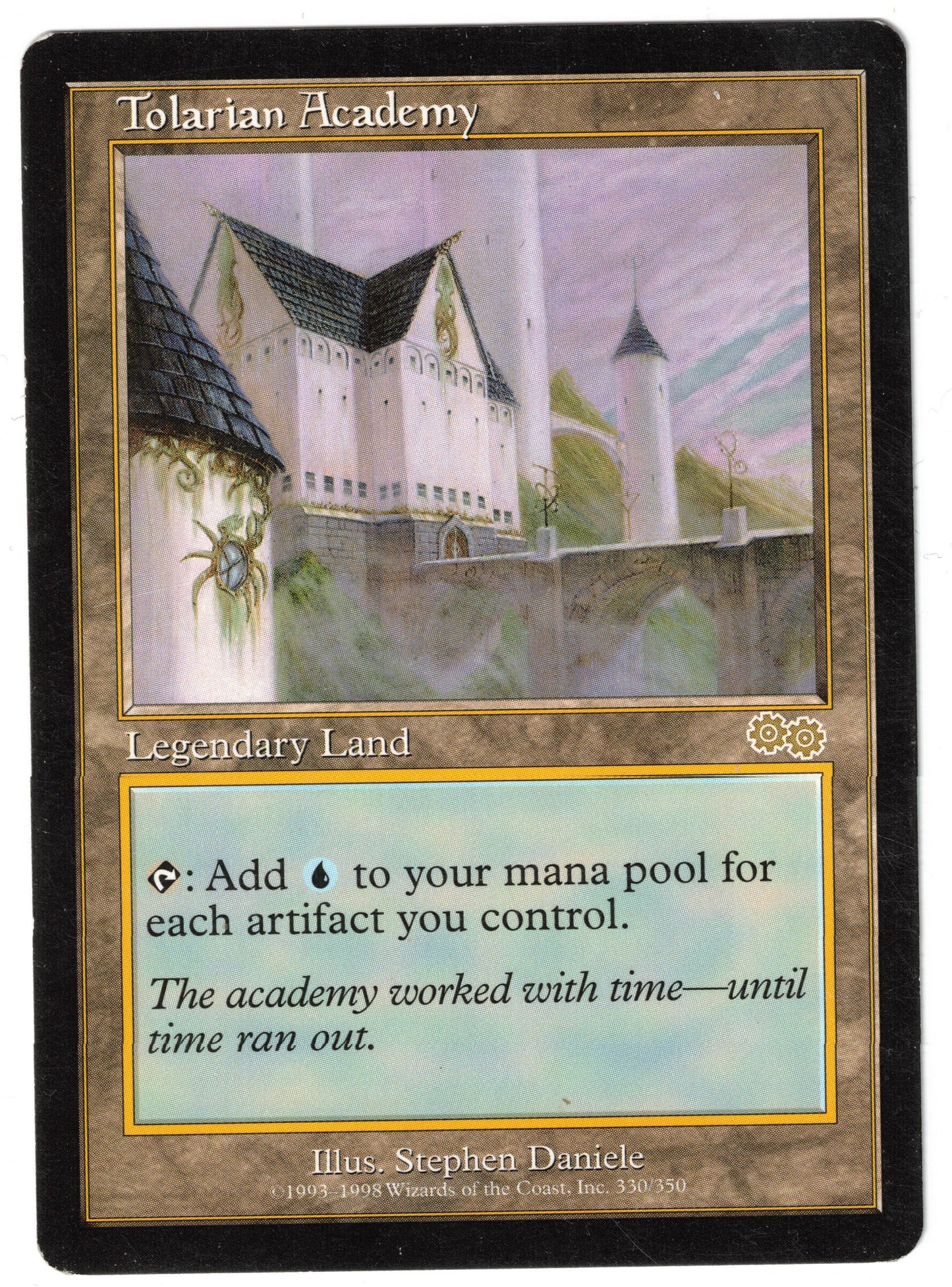 Tolarian Academy [Urza's Saga] Scan (TGS00260) High End MTG Single Magic: The Gathering
