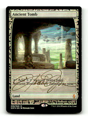 Ancient Tomb [Zendikar Expeditions] (TGS00282) (Scan - Signed) High End MTG Single Magic: The Gathering