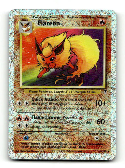 Flareon (10/110) - [Legendary Collection] Reverse Holofoil (TGS00305) (Scan) High End Pokemon Pokémon