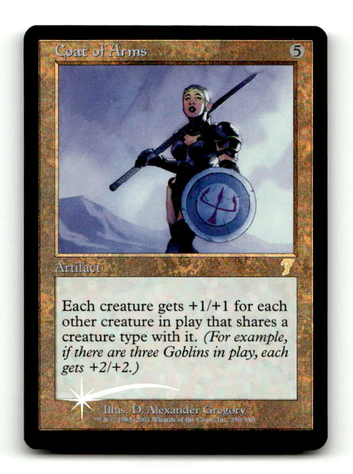 Coat of Arms (7ED-290) [Seventh Edition] Foil (TGS00308) (Scan) High End MTG Single Wizards of the Coast