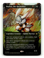 Baylen, the Haymaker (Raised Foil) [Bloomburrow] (TGS00313) (Scan) High End MTG Single Magic: The Gathering