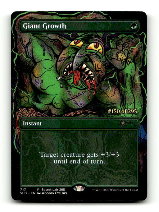 Giant Growth (Serialized) [Secret Lair Drop Promos] (TGS00314) (Scan) High End MTG Single Magic: The Gathering