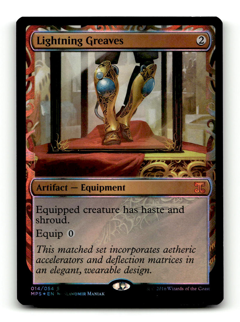 Lightning Greaves [Kaladesh Inventions] (TGS00334) (Scan) High End MTG Single Magic: The Gathering