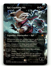Ral, Crackling Wit (Borderless) (Raised Foil) [Bloomburrow] (TGS00336) (Scan) High End MTG Single Magic: The Gathering