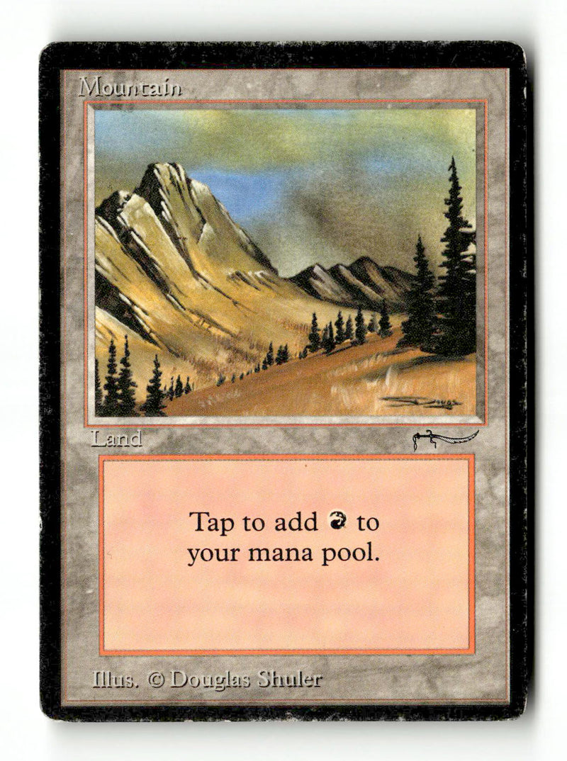 Mountain (77) [Arabian Nights] (TGS00361) (Scan) High End MTG Single Magic: The Gathering
