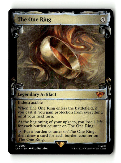 The One Ring [The Lord of the Rings: Tales of Middle-Earth Showcase Scrolls] (TGS00362) (Scan) High End MTG Single Magic: The Gathering