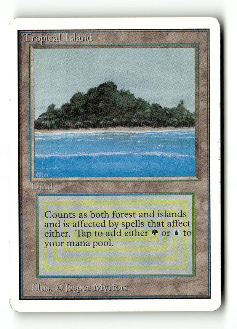 Tropical Island [Unlimited Edition] (TGS00374) (Scan) High End MTG Single Magic: The Gathering