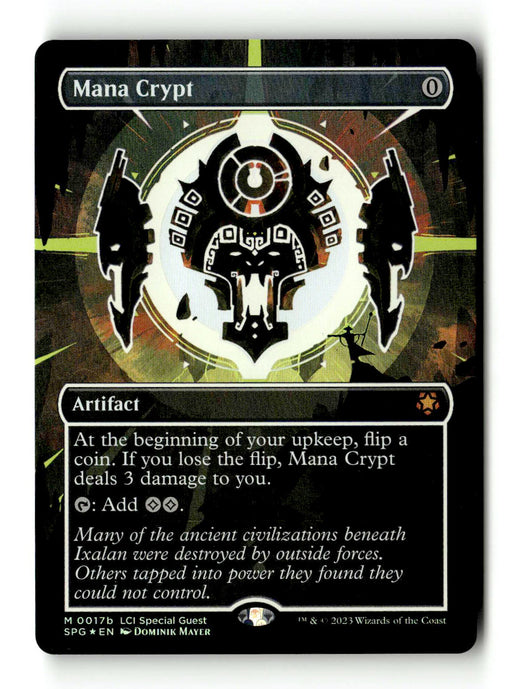 Mana Crypt (SPG-17B) [Special Guests] (Borderless) Foil (TGS00381) (Scan) High End MTG Single Magic: The Gathering