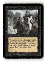 Black Knight [Beta Edition] (TGS00382) (Scan) High End MTG Single Magic: The Gathering