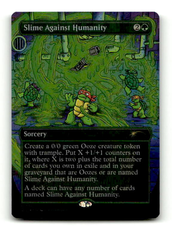 Slime Against Humanity (7077) (SLD-7077) [Secret Lair Drop Series] Foil (TGS00400) (Scan) High End MTG Single Wizards of the Coast