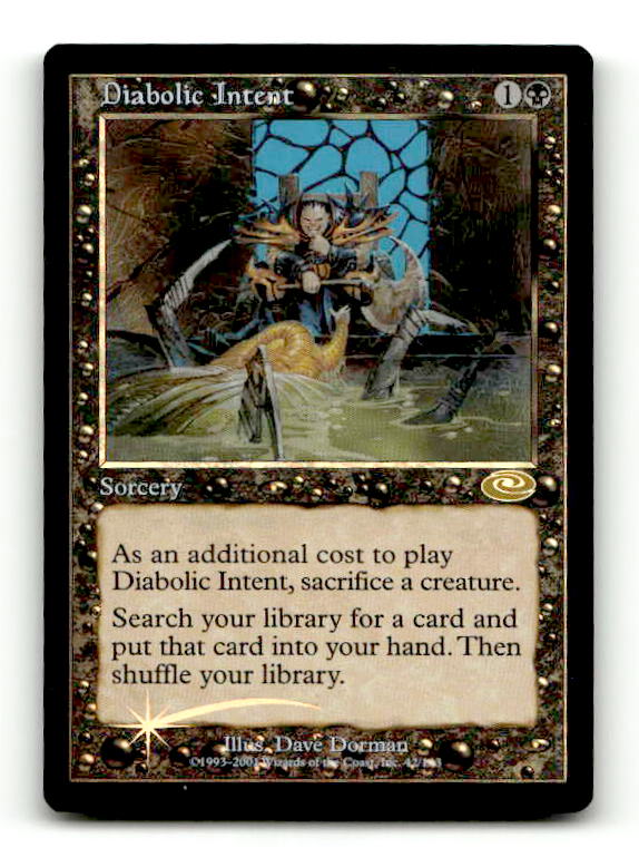 Diabolic Intent (PLS-042) [Planeshift] Foil (TGS00403) (Scan) High End MTG Single Wizards of the Coast