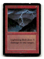Lightning Bolt (LEB-162) [Limited Edition Beta] (TGS00405) (Scan) High End MTG Single Wizards of the Coast