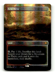 Arid Mesa (Dragonscale Foil) (SPG-114) [Special Guests] (Borderless) Foil (TGS00408) (Scan) High End MTG Single Wizards of the Coast