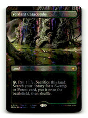 Verdant Catacombs (Dragonscale Foil) (SPG-118) [Special Guests] (Borderless) Foil (TGS00409) (Scan) High End MTG Single Wizards of the Coast