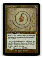 Mox Amber (Schematic) (BRR-098) [The Brothers' War Retro Artifacts] Foil (TGS00411) (Scan) High End MTG Single Wizards of the Coast