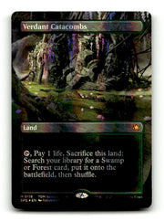 Verdant Catacombs (Dragonscale Foil) (SPG-118) [Special Guests] (Borderless) Foil (TGS00412) (Scan) High End MTG Single Wizards of the Coast
