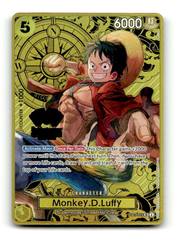 Monkey.D.Luffy (One Piece Japanese Version 2nd Anniversary Set) (ST13-015) [One Piece Promotion Cards] Foil (TGS00418) (Scan) One Piece Single - High End and Graded Bandai
