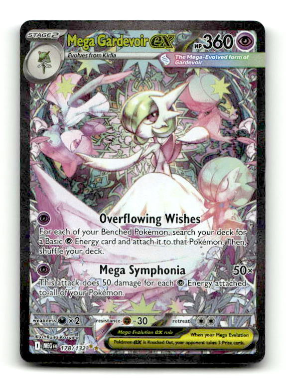 Mega Gardevoir ex - 178/132 - [ME01 Mega Evolution] Holofoil (TGS00420) (Scan) High End Pokemon Pokémon