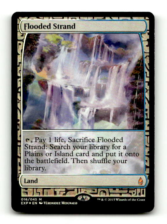 Flooded Strand (EXP-016) [Zendikar Expeditions] Foil (TGS00432) (Scan) High End MTG Single Wizards of the Coast