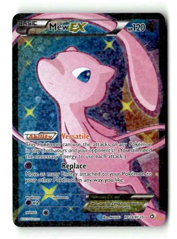 Mew EX (Full Art) (RC24/113) - [BW: Legendary Treasures Radiant Collection] Holofoil (TGS00446) (Scan) High End Pokemon Pokémon