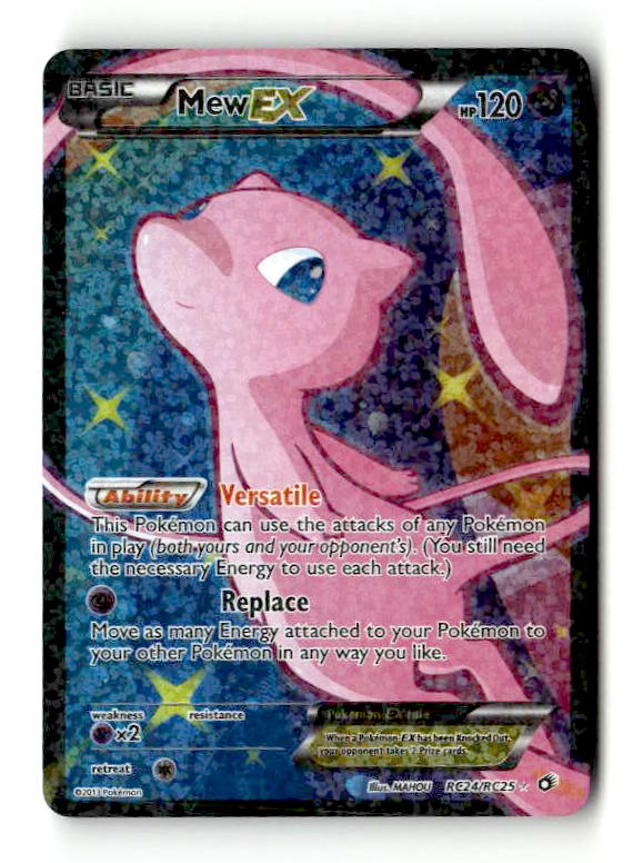 Mew EX (Full Art) (RC24/113) - [BW: Legendary Treasures Radiant Collection] Holofoil (TGS00447) (Scan) High End Pokemon Pokémon
