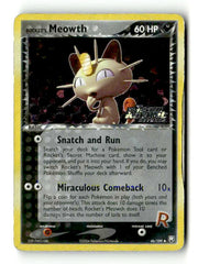 Rocket's Meowth (46/109) - [EX: Team Rocket Returns] Reverse Holofoil (TGS00454) (Scan) High End Pokemon Pokémon
