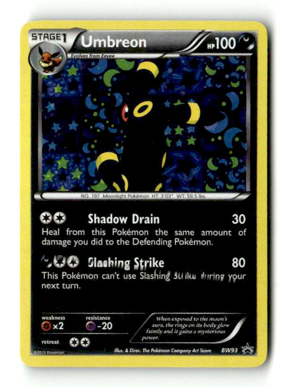 Umbreon - BW93 (BW93/101) - [Promos: BW Promos] Holofoil (TGS00467) (Scan) High End Pokemon Pokémon