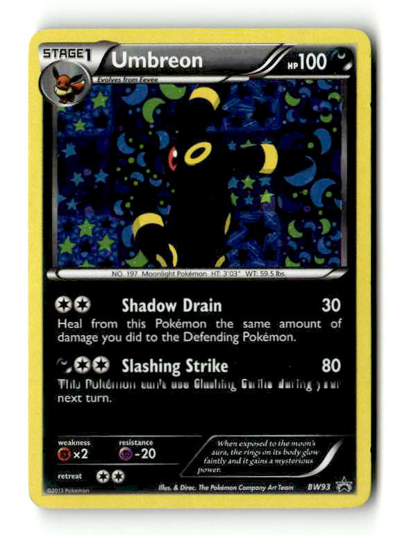 Umbreon - BW93 (BW93/101) - [Promos: BW Promos] Holofoil (TGS00469) (Scan) High End Pokemon Pokémon