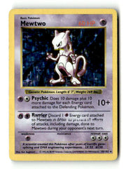 Mewtwo (10) - [Vintage: Base Set Shadowless] Unlimited Holofoil (TGS00476) (Scan) High End Pokemon Pokémon