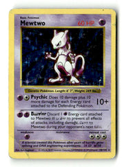 Mewtwo (10) - [Vintage: Base Set Shadowless] Unlimited Holofoil (TGS00477) (Scan) High End Pokemon Pokémon