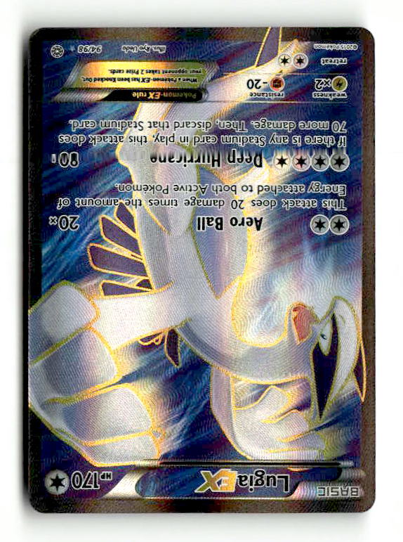 Lugia EX (94 Full Art) (94/98) - [XY: Ancient Origins] Holofoil (TGS00481) (Scan) High End Pokemon Pokémon