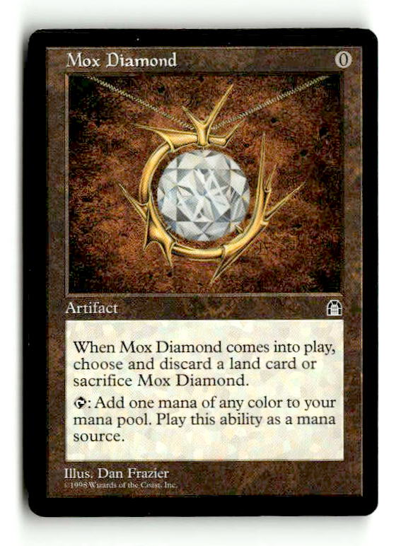 Mox Diamond (STH-138) [Stronghold] (TGS00490) (Scan) High End MTG Single Wizards of the Coast