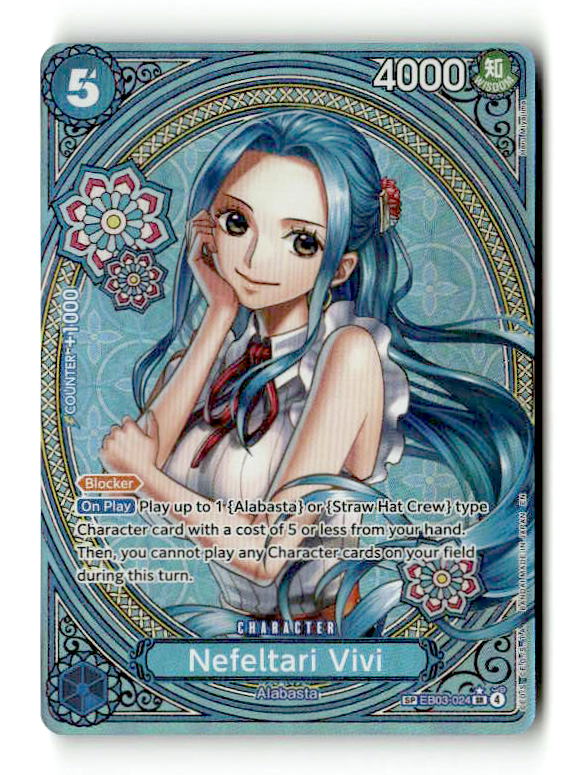 Nefeltari Vivi - 024 (SP) (EB03-024) [Extra Booster: One Piece Heroines Edition] Foil (TGS00492) (Scan) One Piece Single - High End and Graded Bandai